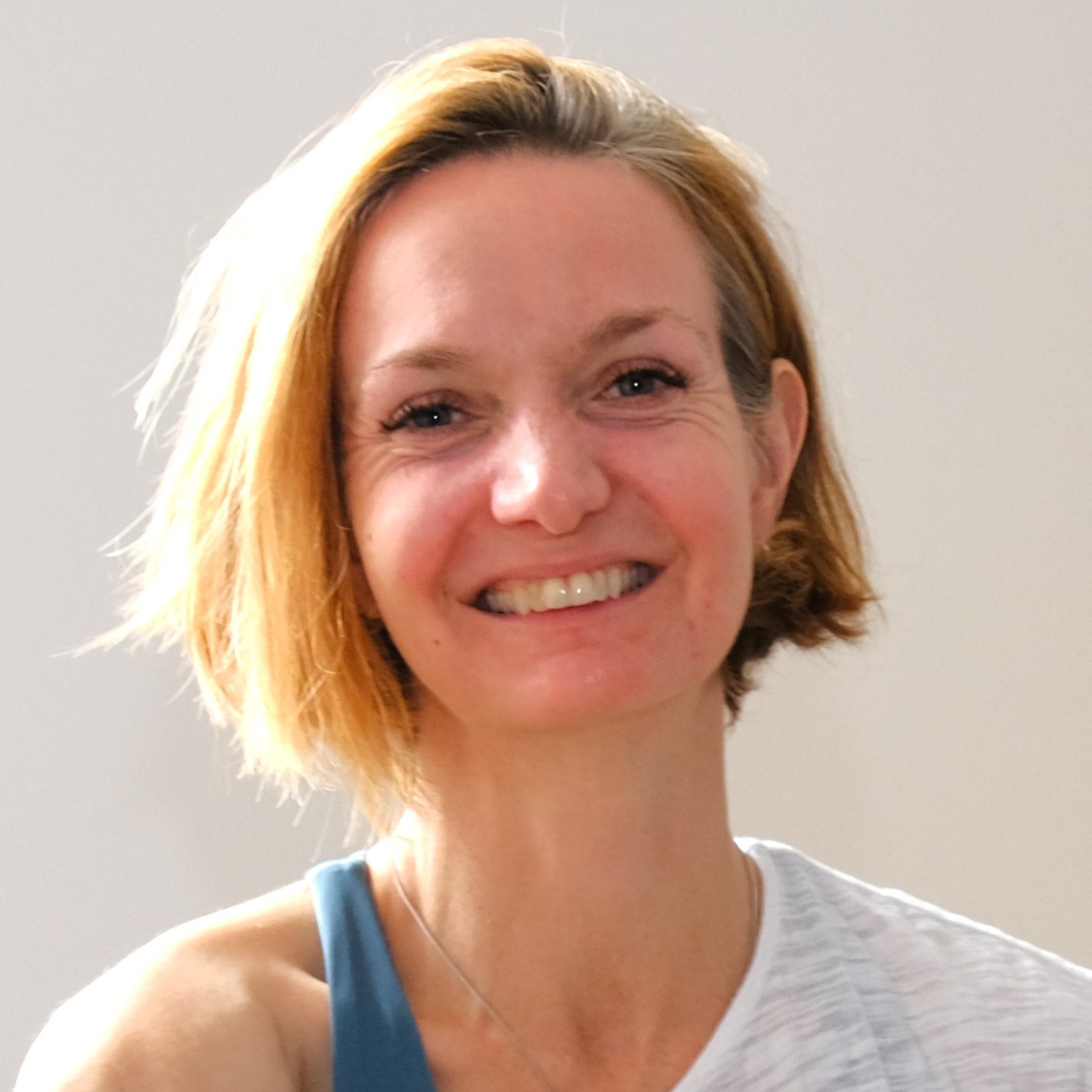 A picture of Fiona who runs Yoga, Gong Baths, and Meditation events in Leeds